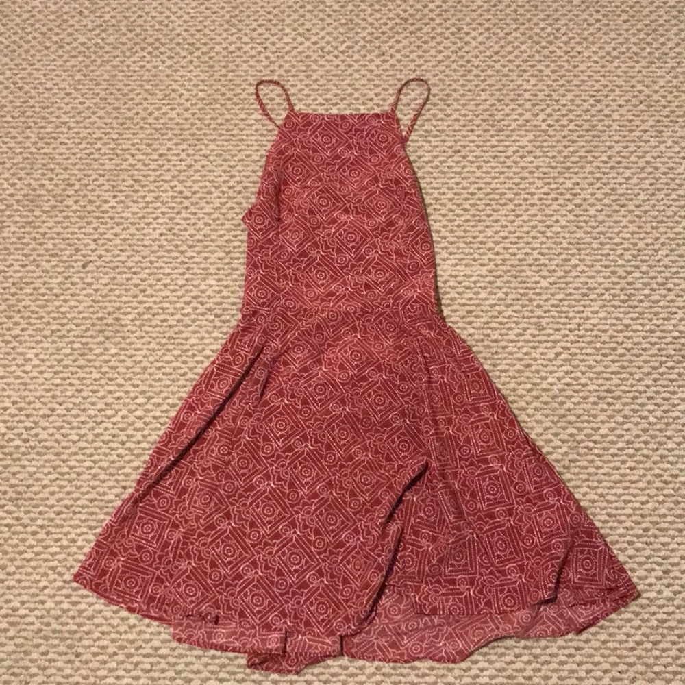 Flower print dress
